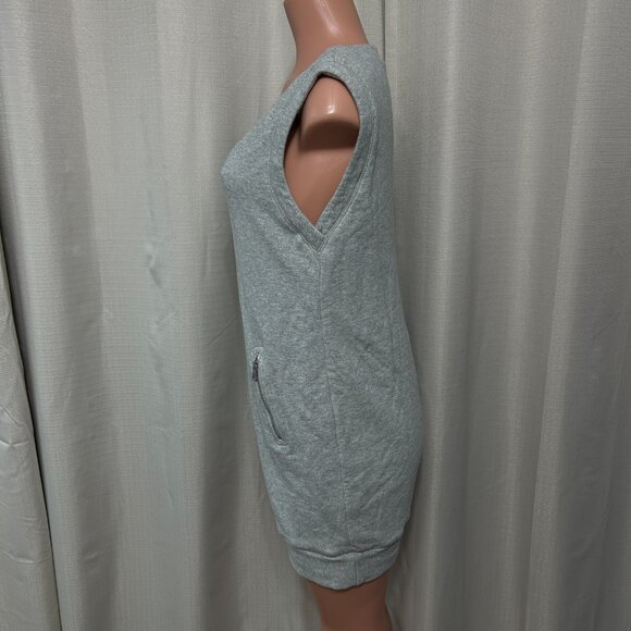 Trina Turk Sleeveless V-Neck Sweatshirt Mini Dress Women's - Picture 3 of 4